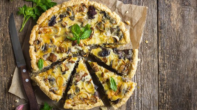 Reteta Quiche Lorraine Cu Ciuperci Si Ceapa