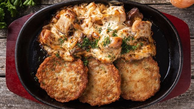 Reteta Clatite Din Cartofi, Cu Carne