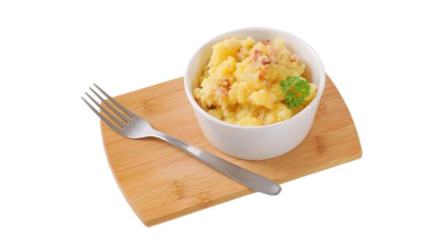 Reteta Piure De Cartofi Cu Bacon Crocant Si Ceapa Verde